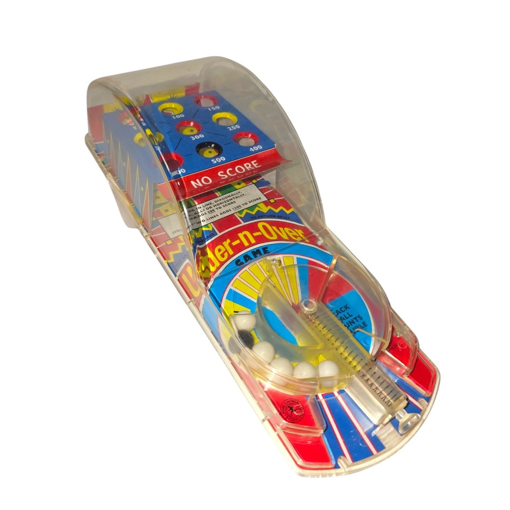 Schylling Under-n-Over Pinball Game Unisex OS Red Good Retro Handheld Toy 2007